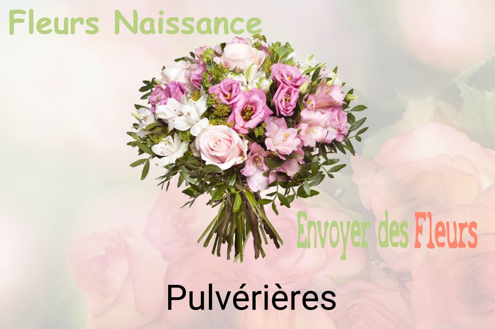Bouquet de fleurs de naissance livré à Pulvérières